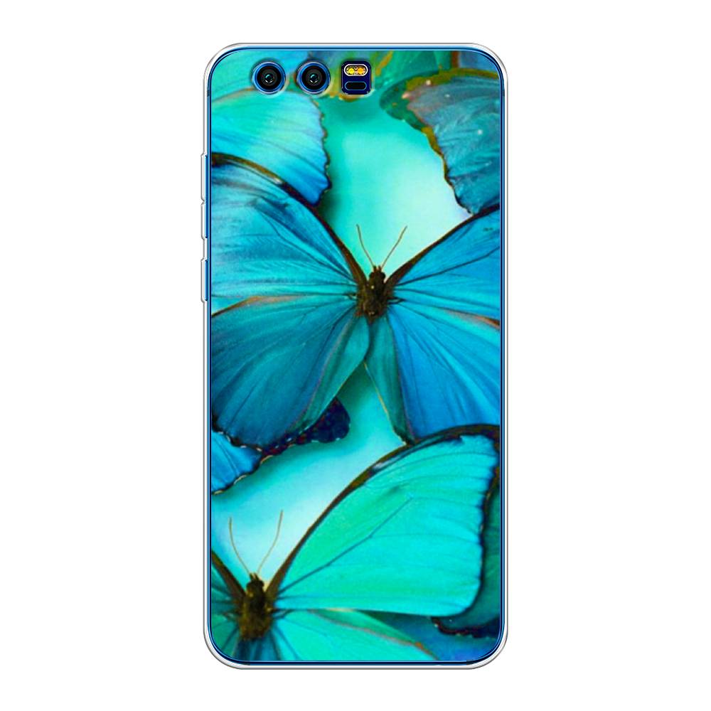 фото Чехол awog "неоновые бабочки" для honor 9