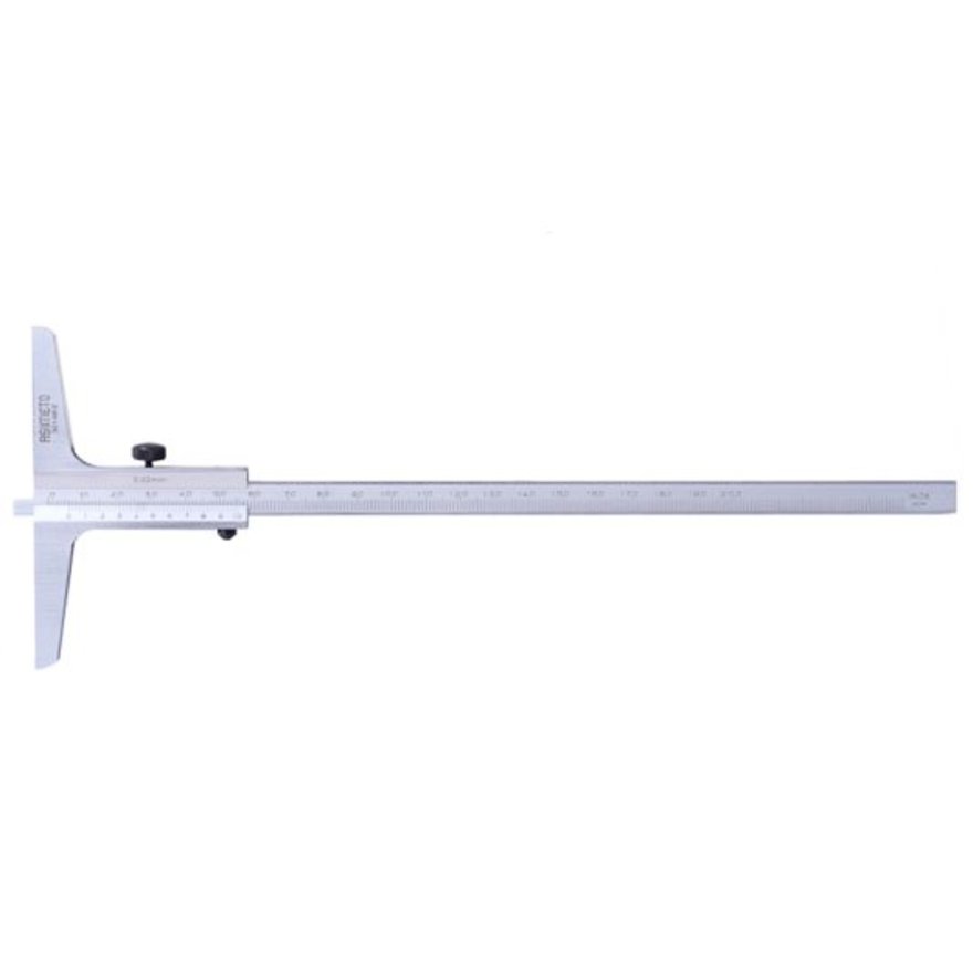 Штангенглубиномер ASIMETO 321-20-2 нониусный 0,02 мм, 0-500 мм штангенглубиномер кировинструмент
