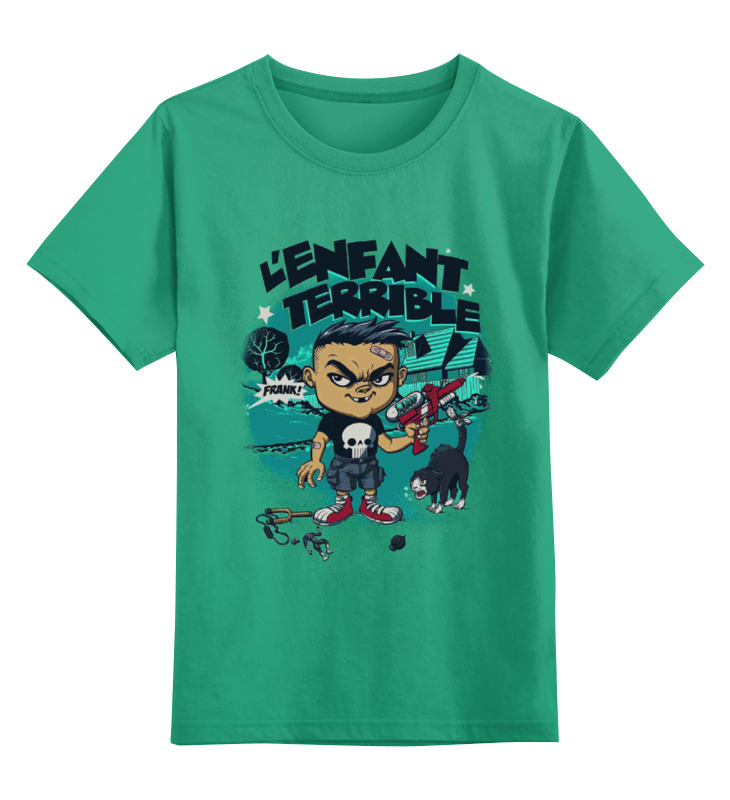 

Детская футболка Printio L'enfant terrible цв.зеленый р.116, 0000001282261