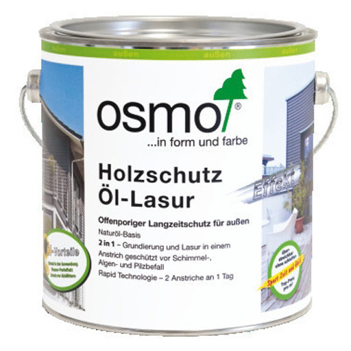 Osmo Защитное масло-лазурь для древесины с эффектом серебра HolzSchutz Ol-Lasur Effekt 0,1