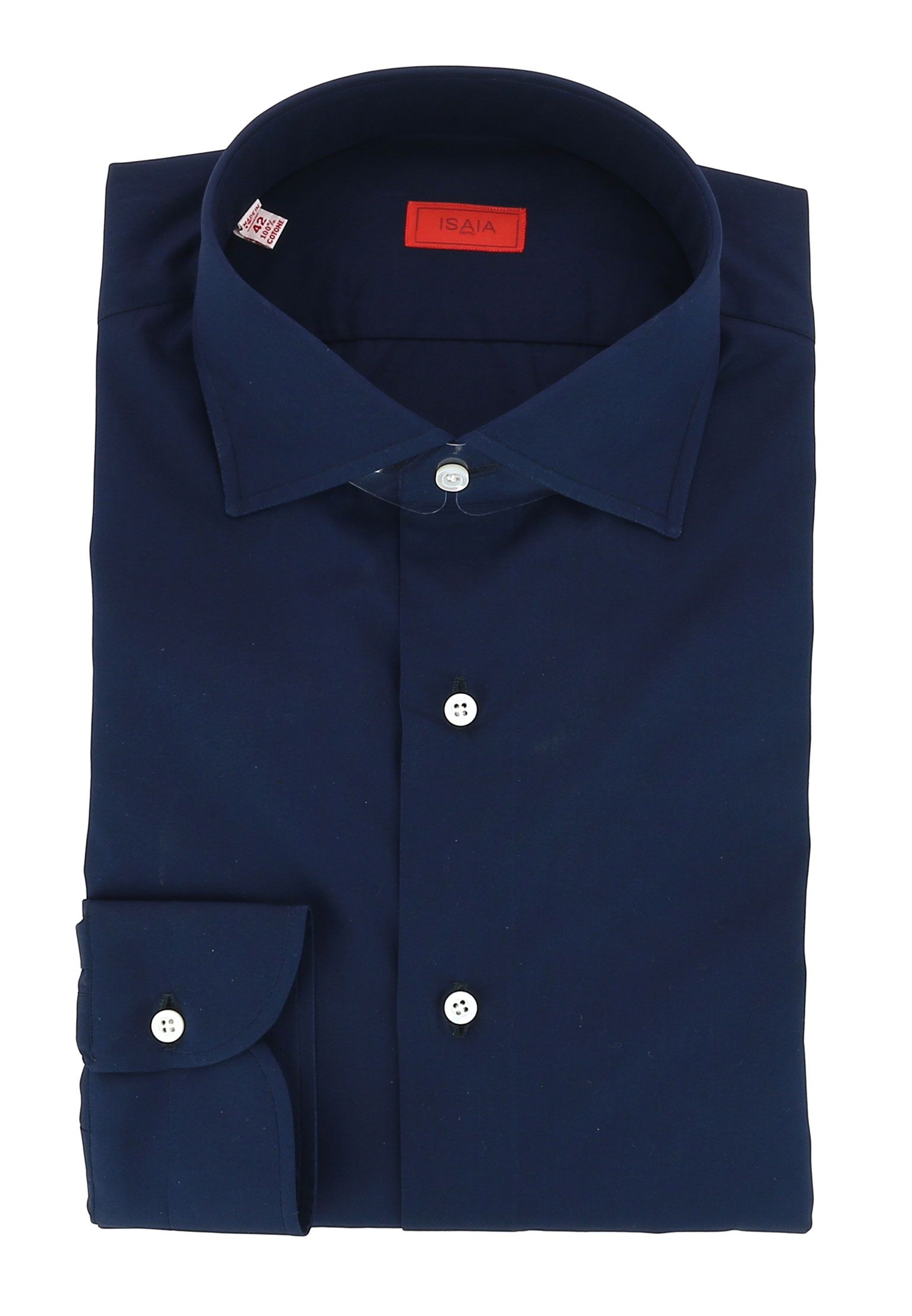 

Рубашка мужская ISAIA 95142 синяя 42, 95142