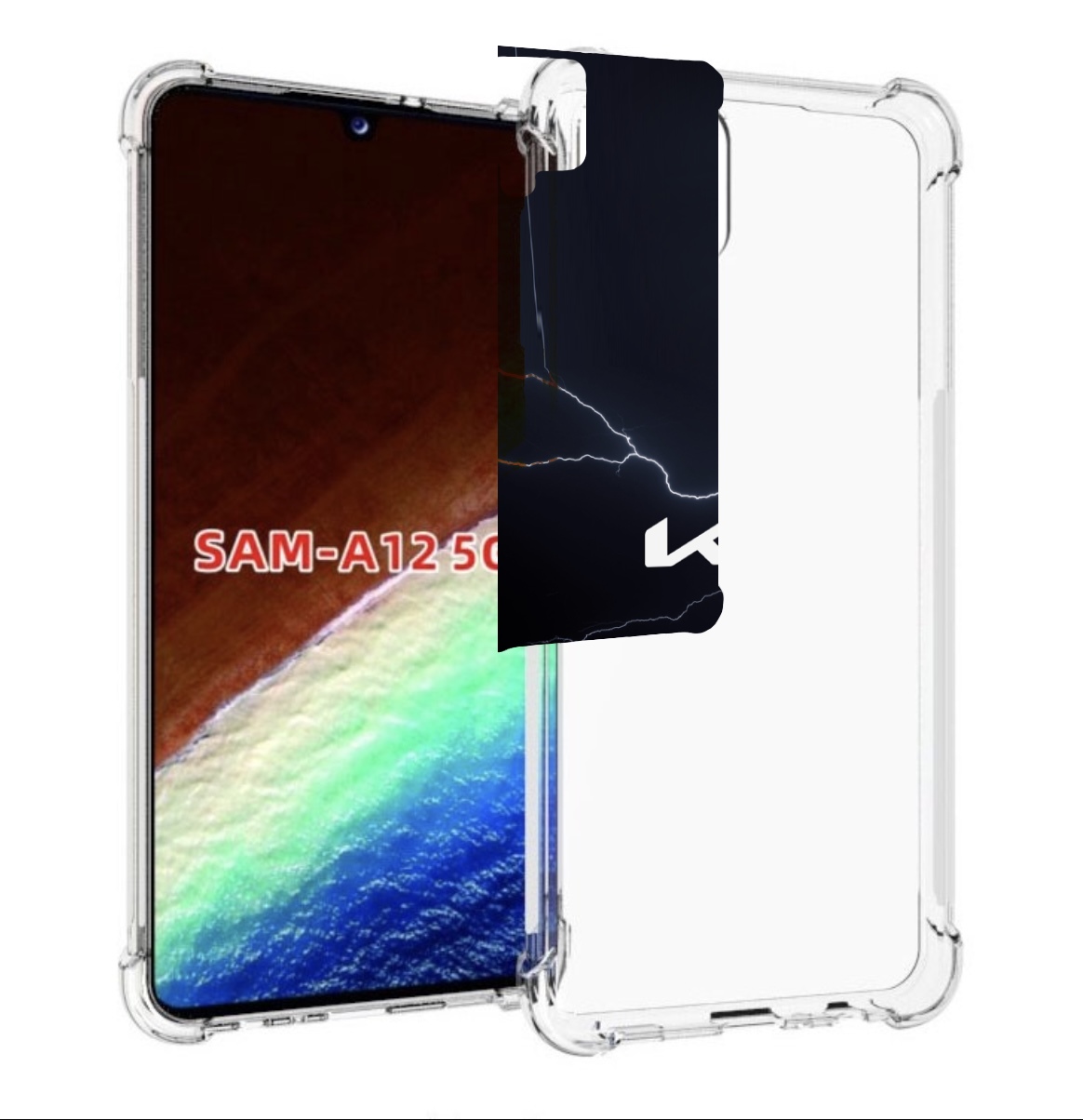 

Чехол MyPads kia 2 для Samsung Galaxy A12 (SM-A125F) 2020/21/A12 Nacho SM-A127F, Прозрачный, Tocco