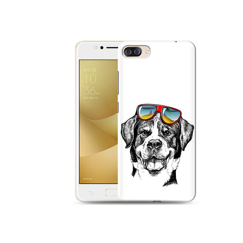 

Чехол MyPads Tocco для Asus ZenFone 4 Max (ZC520KL) счастливая собака (PT91421.650.631), Прозрачный, Tocco