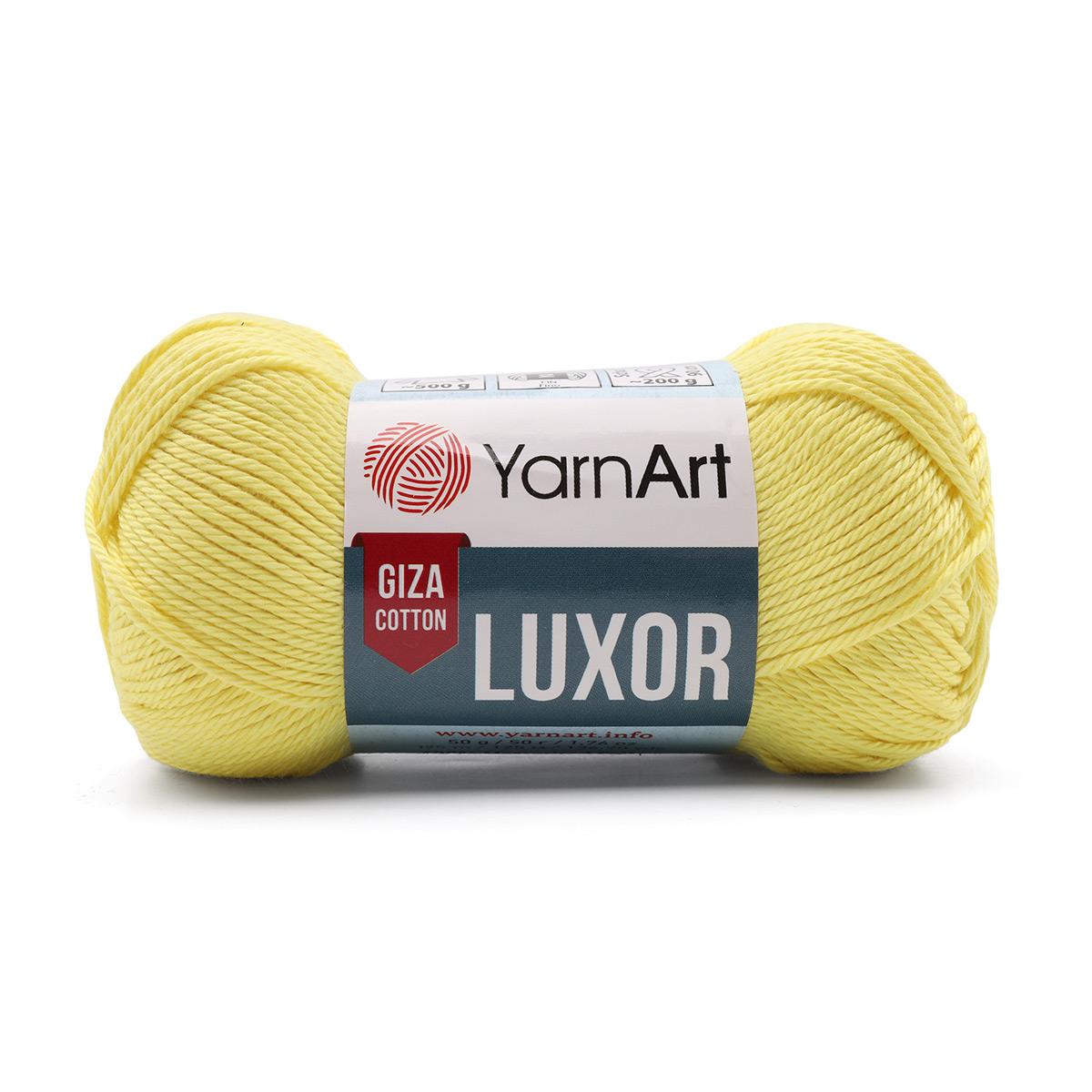 

Пряжа YarnArt Luxor 50гр 125м (100% мерсеризованный хлопок) (1238 желтый)