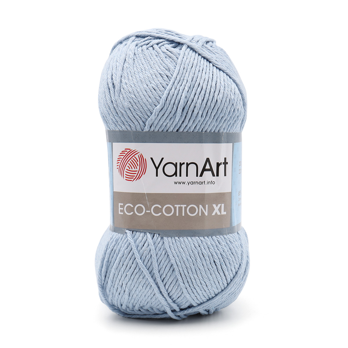 

Пряжа YarnArt Eco Сotton XL 200гр 220м (85% хлопок, 15% полиэстер) (770 голубой)