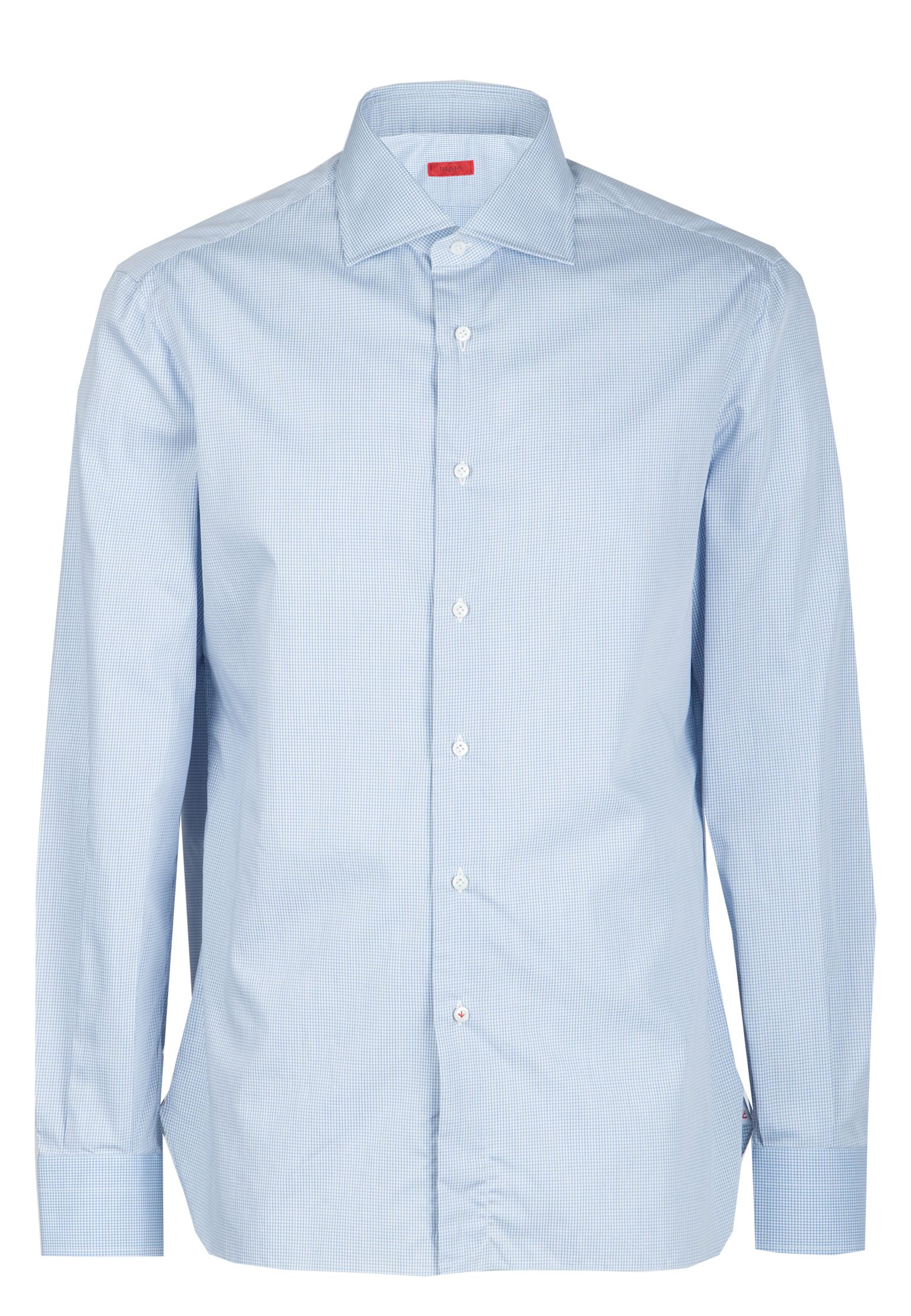 

Рубашка мужская ISAIA 91362 голубая 43, 91362