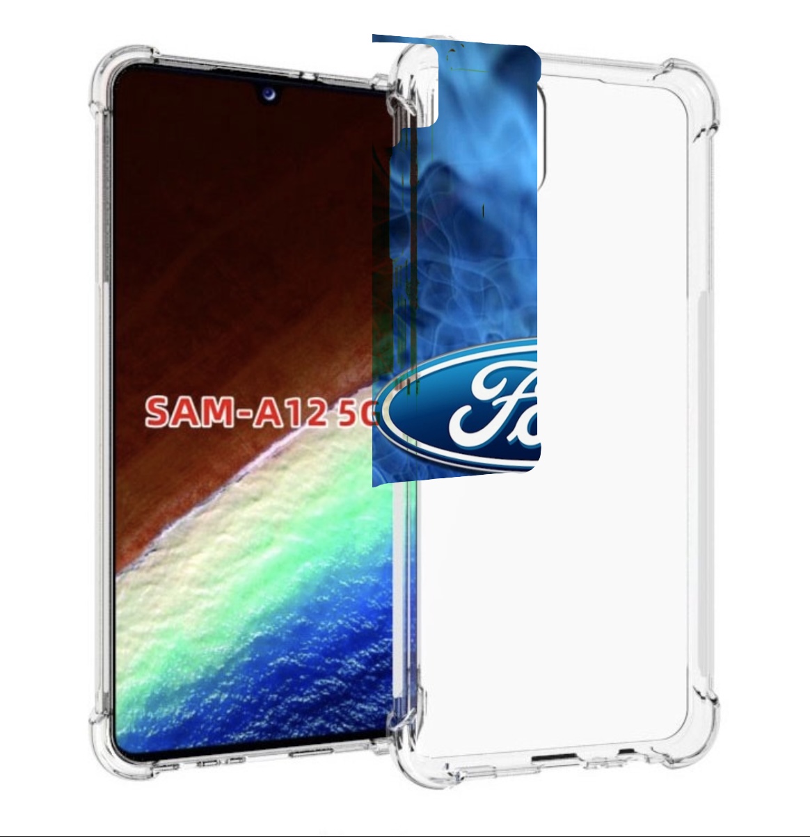 

Чехол MyPads ford-22 м для Samsung Galaxy A12 (SM-A125F) 2020/21/A12 Nacho SM-A127F, Прозрачный, Tocco