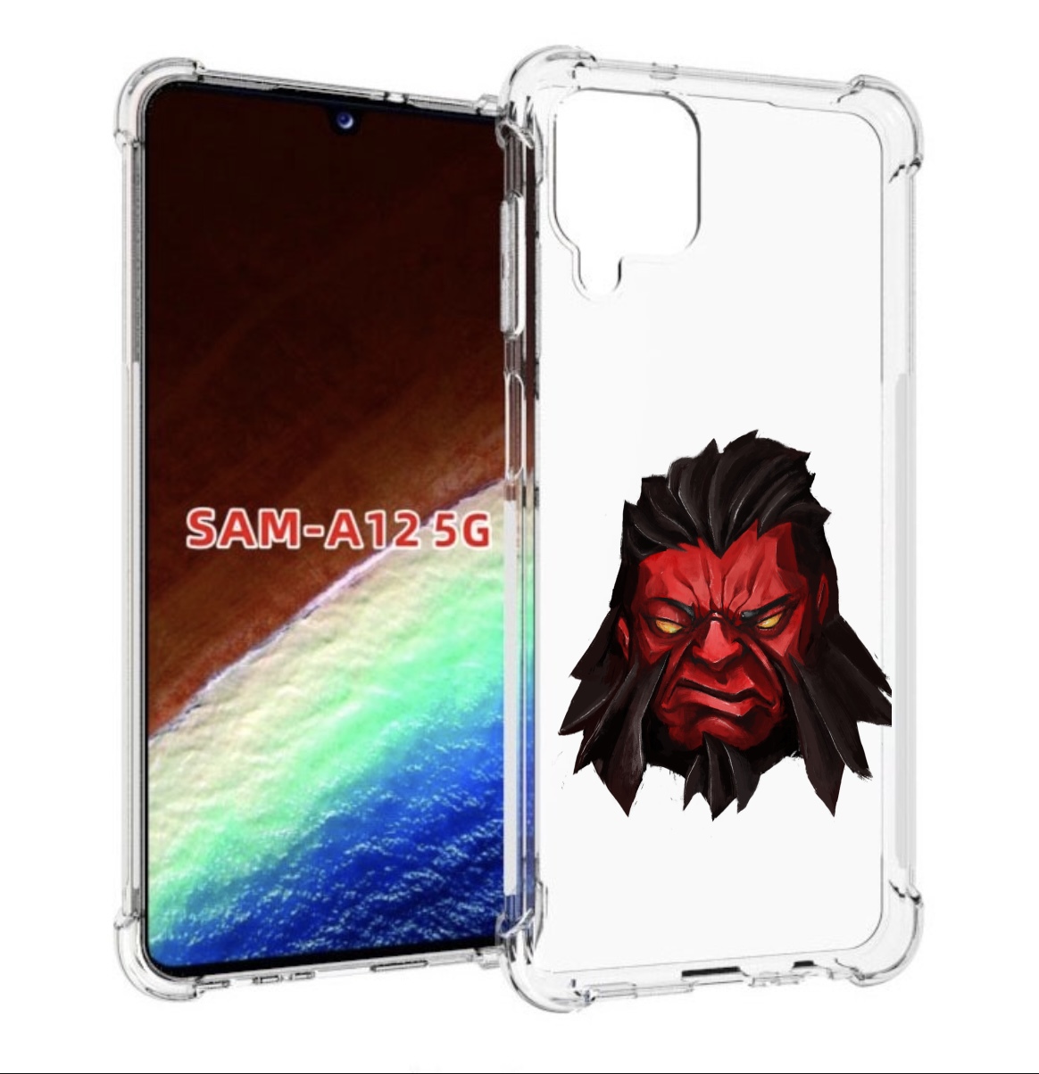 

Чехол MyPads dota-2-axe для Samsung Galaxy A12 (SM-A125F) 2020/21/A12 Nacho SM-A127F, Прозрачный, Tocco