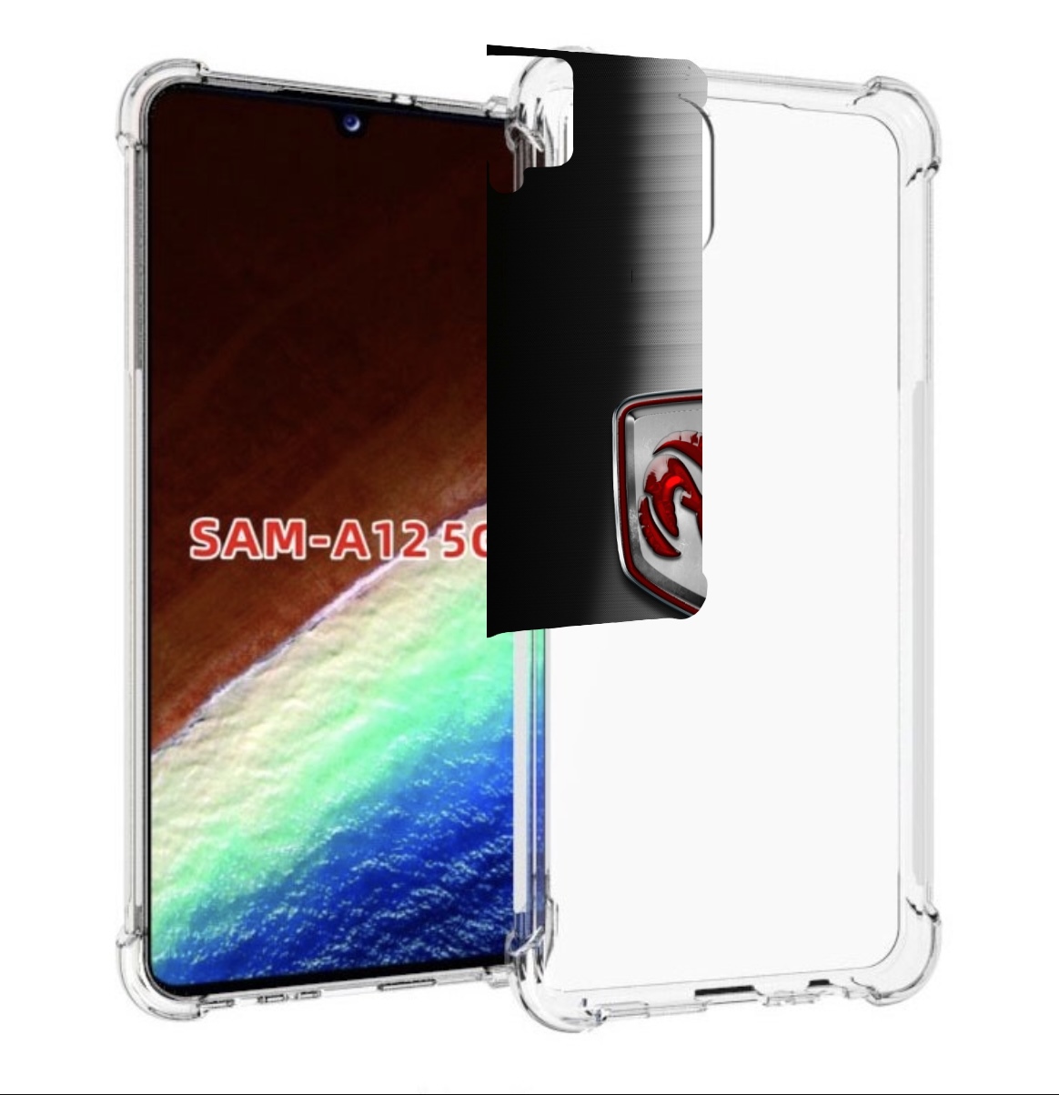 

Чехол MyPads dodge 1 мужской для Samsung Galaxy A12 (SM-A125F) 2020/21, Прозрачный, Tocco