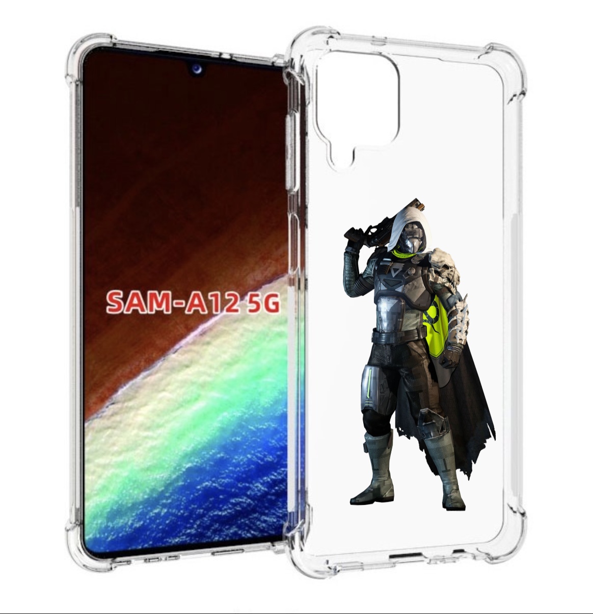 

Чехол MyPads destiny-2-hunter для Samsung Galaxy A12 (SM-A125F) 2020/21/A12 Nacho SM-A127F, Прозрачный, Tocco