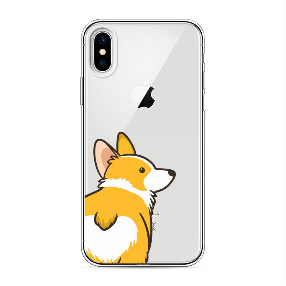 

Чехол Awog на Apple iPhone XS (10S) / Айфон XS (10S) "Корги следуй за мной", Разноцветный, 11850-2