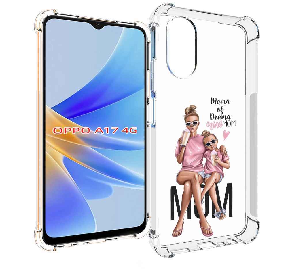

Чехол MyPads Мама-мечты женский для OPPO A17, Прозрачный, Tocco
