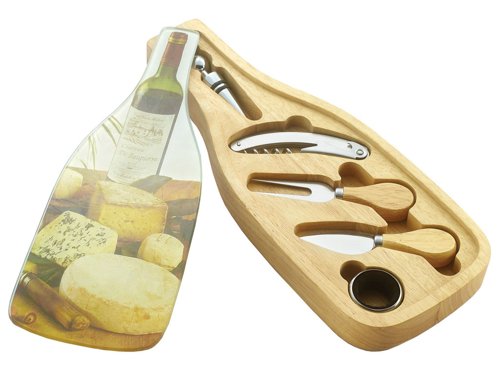 фото Набор для сыра и вина, regent inox, linea formaggio, 7 предметов