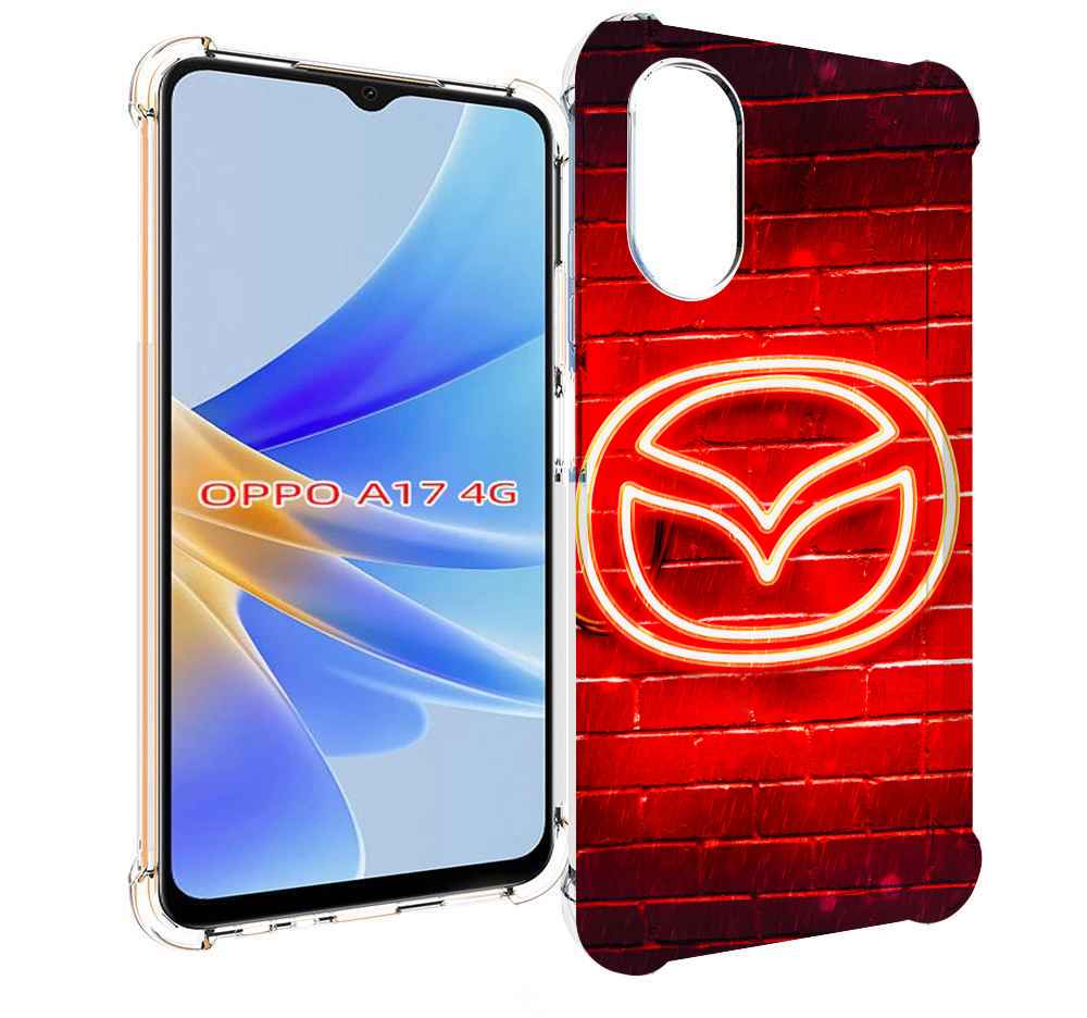 

Чехол MyPads Мазда для OPPO A17, Прозрачный, Tocco