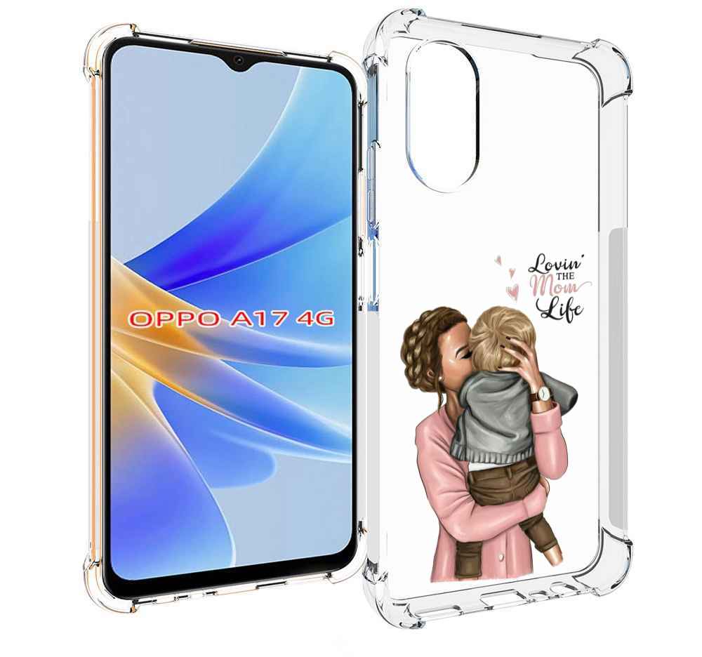 

Чехол MyPads Любовь-мамы детский для OPPO A17, Прозрачный, Tocco