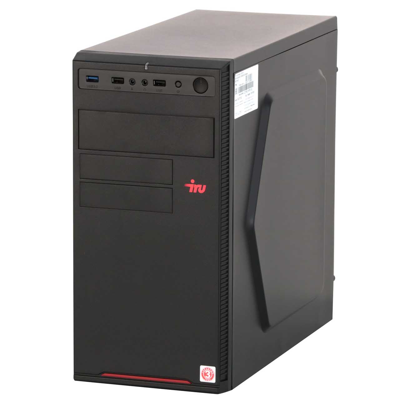 

Системный блок iRU Home 120 Black (1591638), Home 120