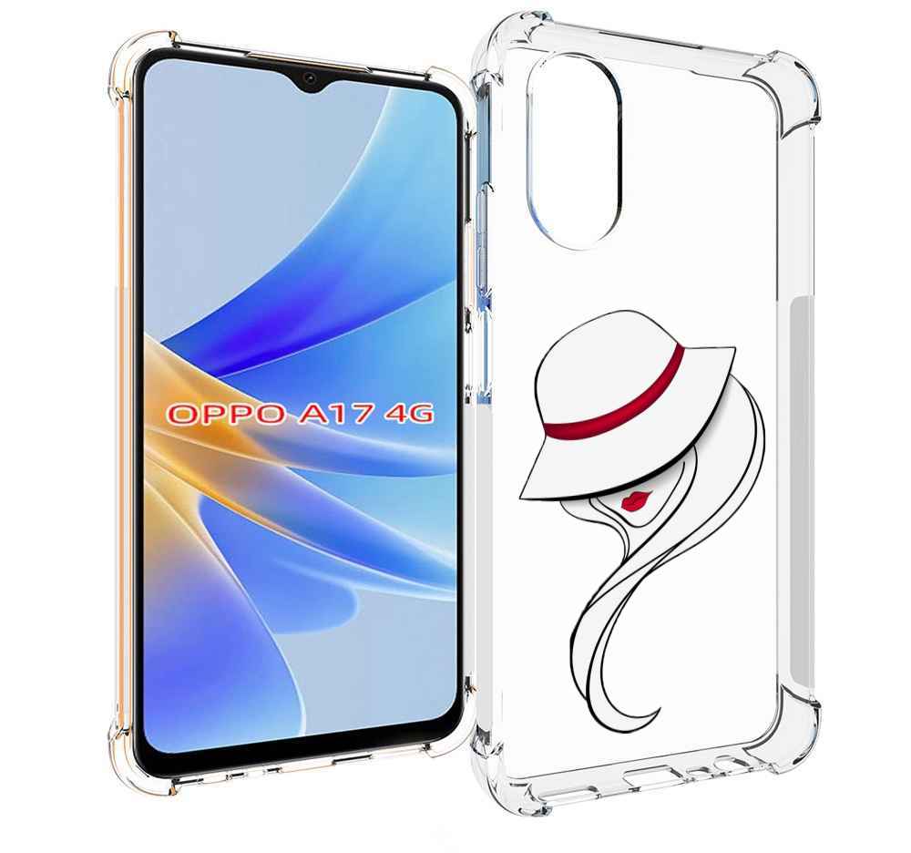 

Чехол MyPads Лого женский для OPPO A17, Прозрачный, Tocco