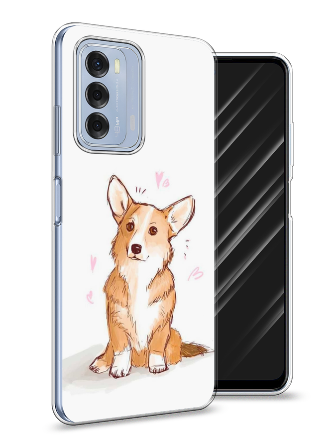 

Чехол Awog на ZTE Blade V40 / ЗТЕ Блэйд V40 "Корги любовь", Разноцветный, 136150-1