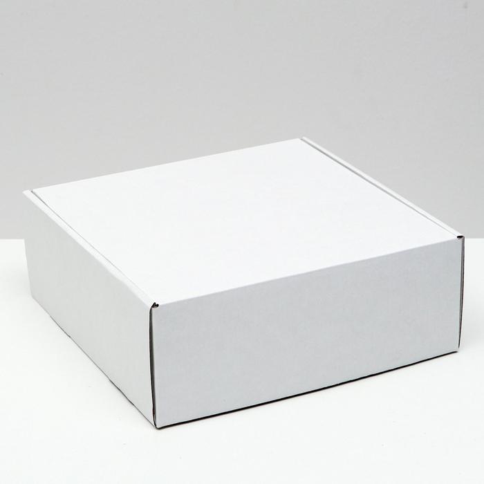 

Коробка самосборная, белая, 25 х 25 х 9,5 см