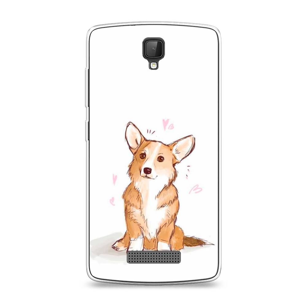 

Чехол Awog на ZTE Blade L5 (L5 Plus) / ЗТЕ Блэйд L5 (L5 Plus) "Корги любовь", 130350-1
