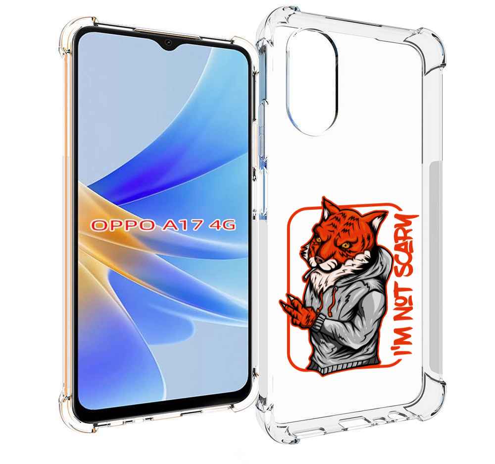 

Чехол MyPads Лис для OPPO A17, Прозрачный, Tocco