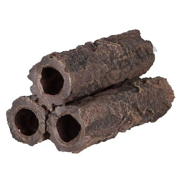 Декорация для аквариума DEZZIE, Брёвна, коричневый, пластик, 3 шт, 20x12x10 см
