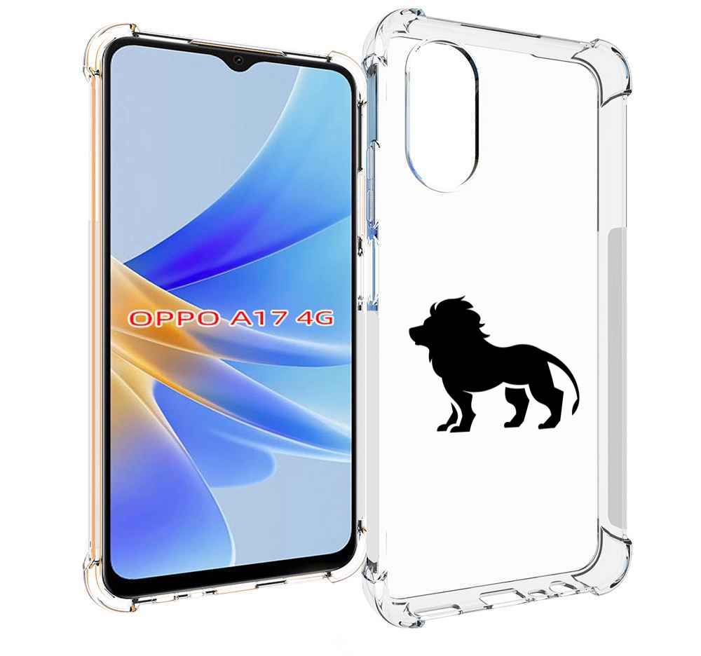 

Чехол MyPads Лев для OPPO A17, Прозрачный, Tocco