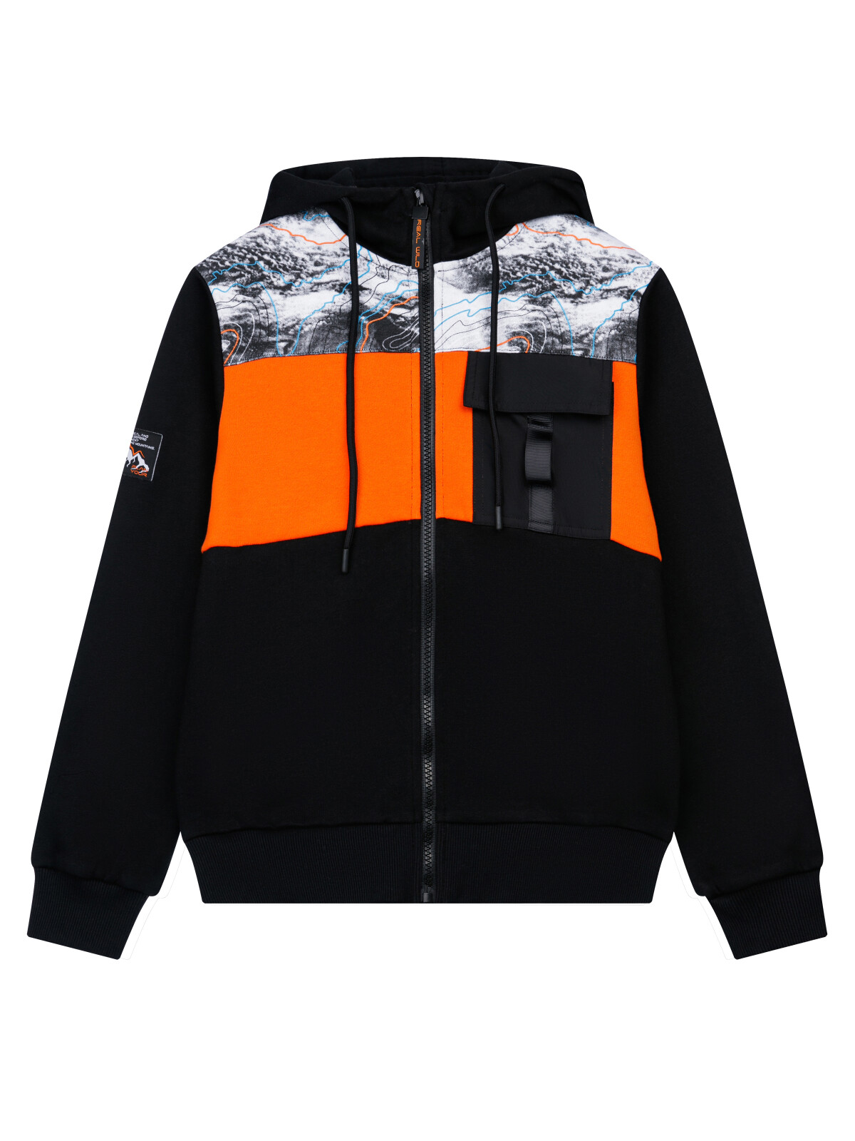 

Толстовка трикотажная для мальчиков PlayToday, черный,оранжевый,цветной, 128, Черный;оранжевый;разноцветный, 32311251