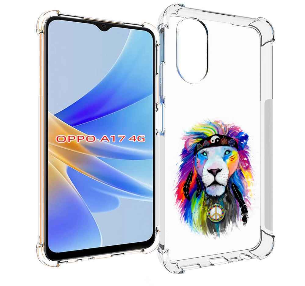 

Чехол MyPads Лев 3 для OPPO A17, Прозрачный, Tocco