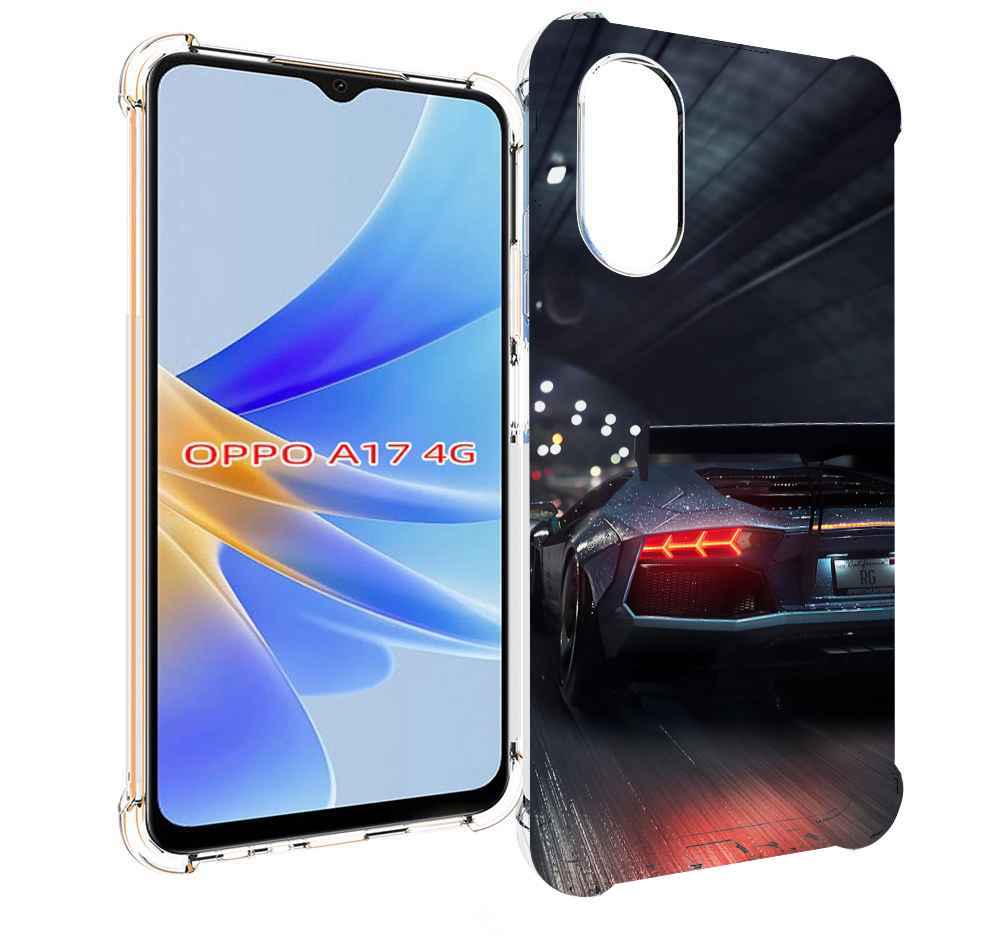 

Чехол MyPads Ламба мужской для OPPO A17, Прозрачный, Tocco