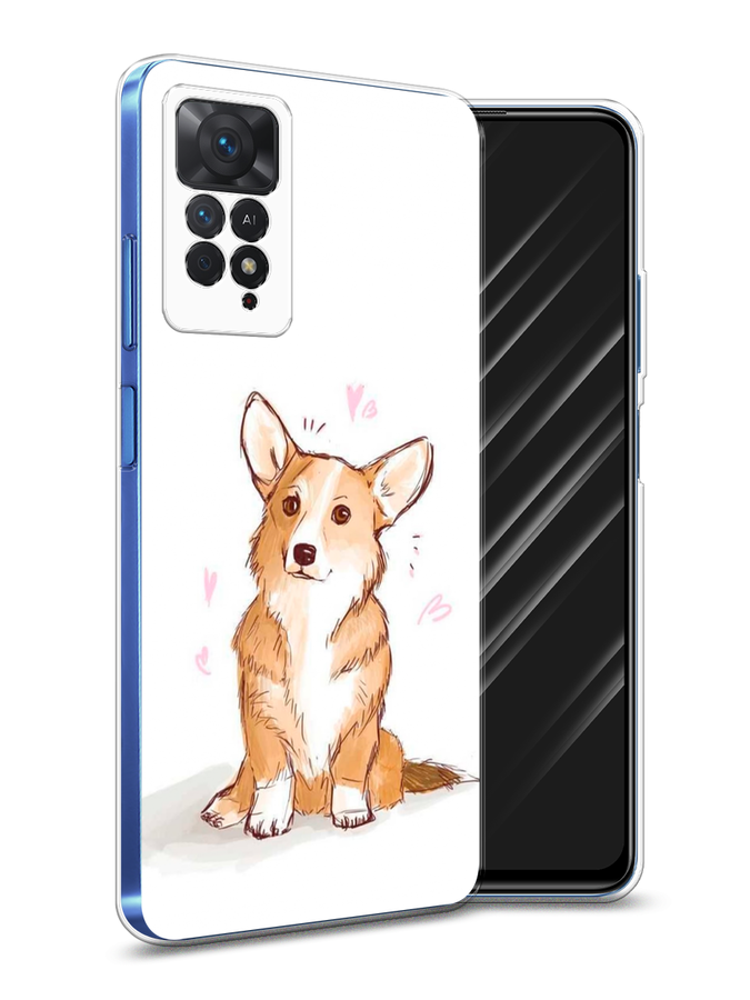 

Чехол Awog на Xiaomi Redmi Note 11 Pro "Корги любовь", Разноцветный, 315650-1