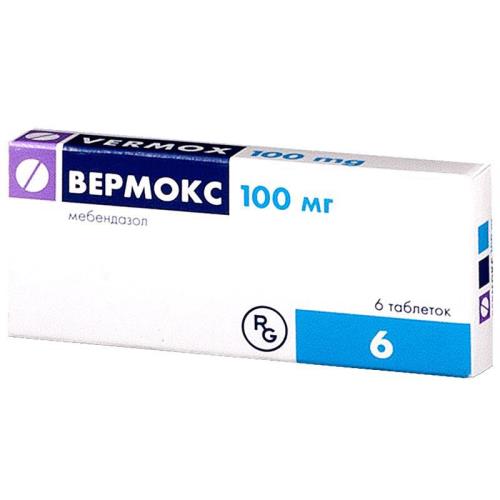 

Вермокс таблетки 100мг №6