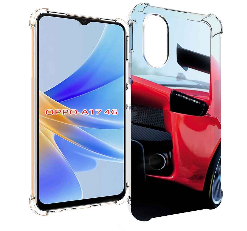 

Чехол MyPads Крыло-машины мужской для OPPO A17, Прозрачный, Tocco