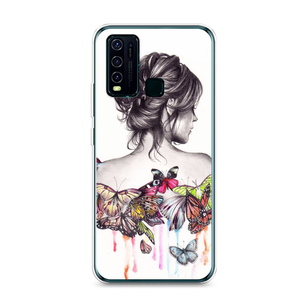 

Чехол Awog на Vivo Y30/Y50 "Девушка с бабочками", Разноцветный, 262650-10