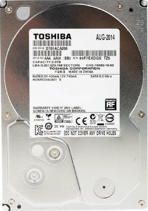 

HDD Toshiba 2 ТБ (DT01ACA200)