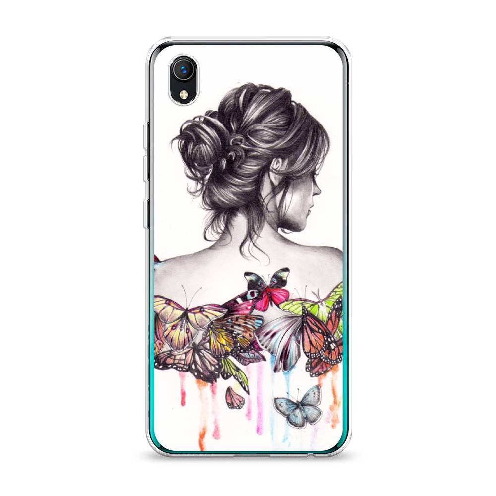 

Чехол Awog на Vivo Y91c/Y1s "Девушка с бабочками", Разноцветный, 263250-10