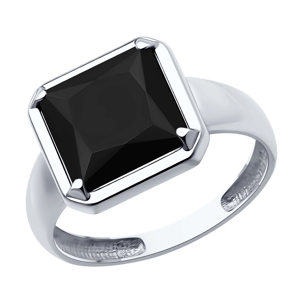 Кольцо из серебра р. 19 Diamant 94-310-02122-1, оникс