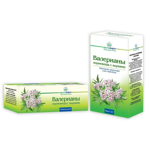 Валериана корневища и корни порошок фильтр-пакет 1,5г №20