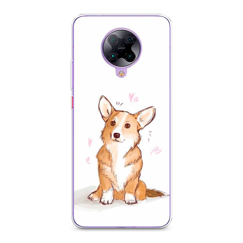 

Чехол Awog на Poco F2 Pro/Redmi K30 Pro "Корги любовь", Разноцветный, 37050-1