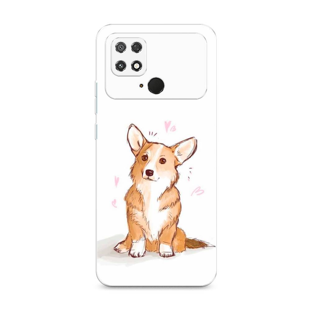 фото Силиконовый чехол "корги любовь" на xiaomi poco c40 awog