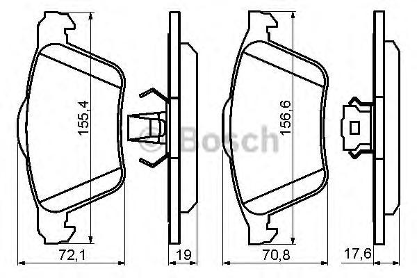 

Колодки VOLVO S60,S80/ V70/XC90 2.0-2.5 98=>