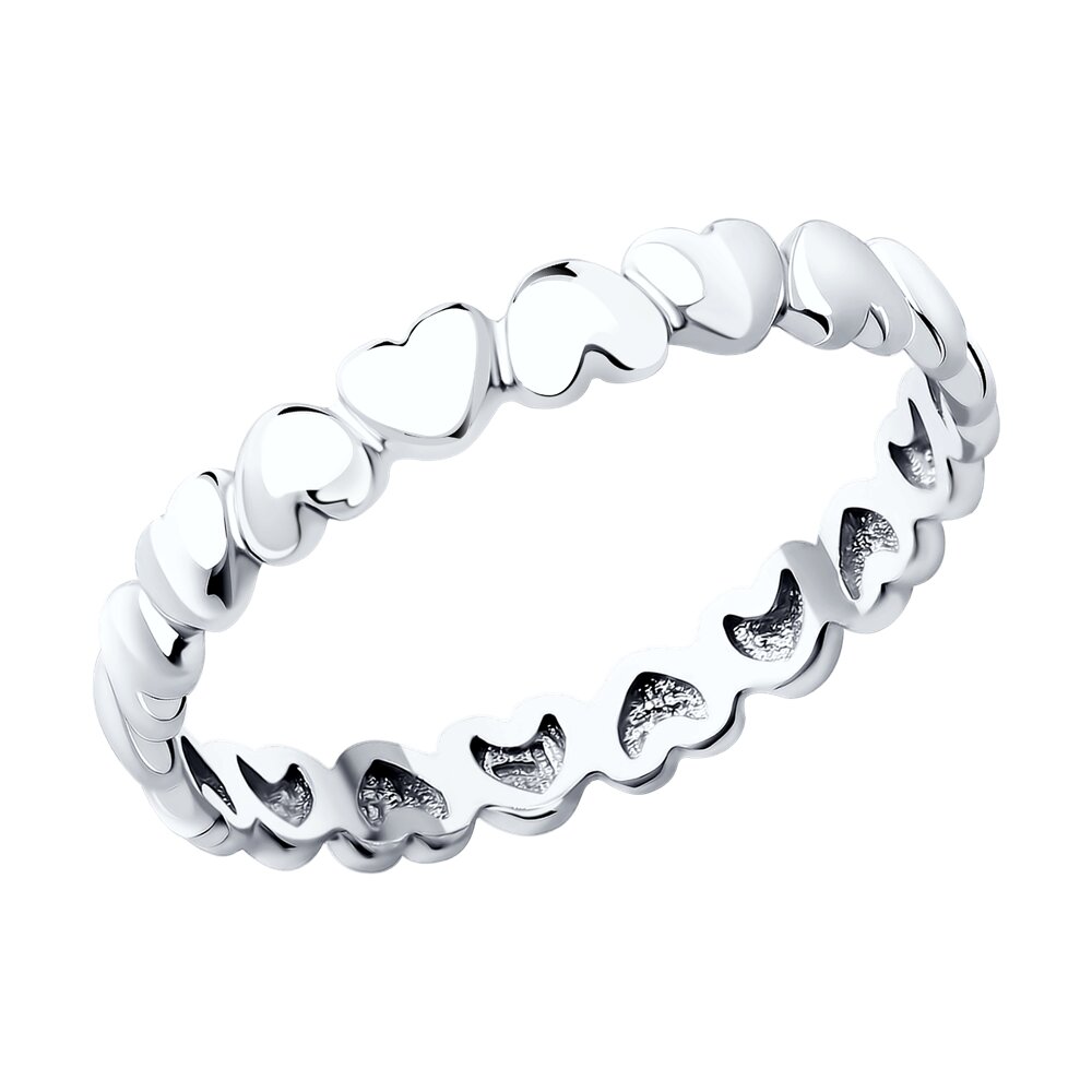 Серебряное кольцо с маркировкой 19 SOKOLOV 94013751.