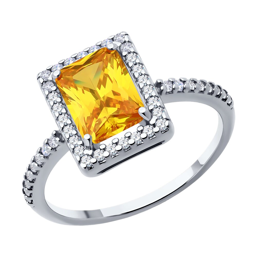 

Кольцо из серебра р. 18 SOKOLOV 94014209, фианит, 94014209