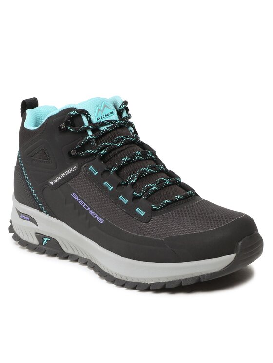 фото Ботинки для хайкинга elevation gain 180086/bkbl skechers черный 41 eu