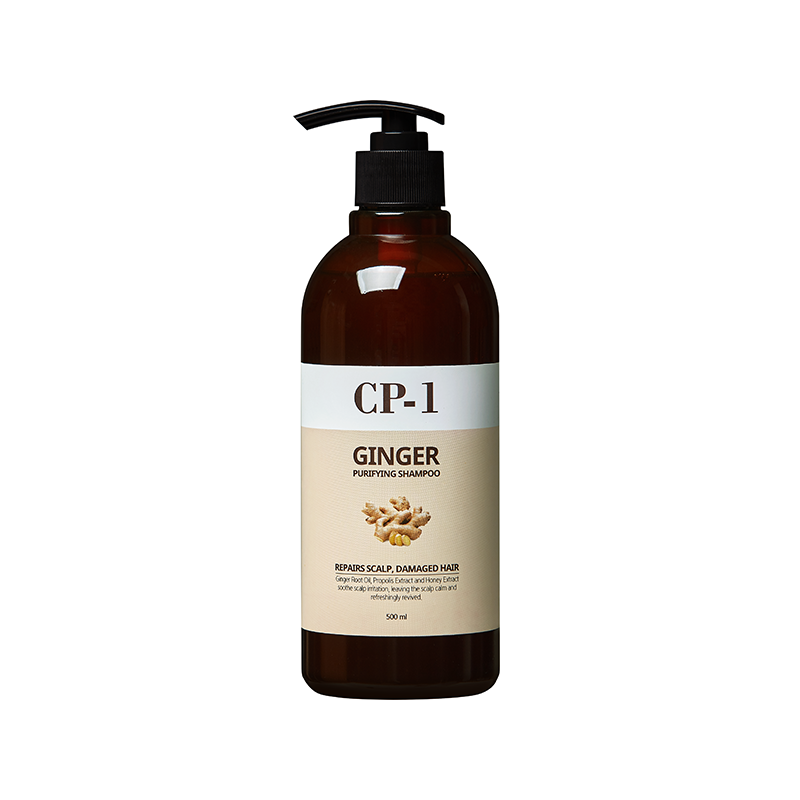 фото Шампунь для волос esthetic house cp-1 ginger purifying shampoo имбирный