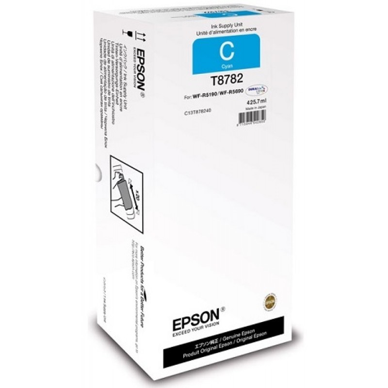 

Чернила для струйного принтера Epson (C13T878240) голубой, оригинальный