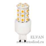 фото G9-5w-6400к-27led-5050 лампа led (кукуруза) elvan