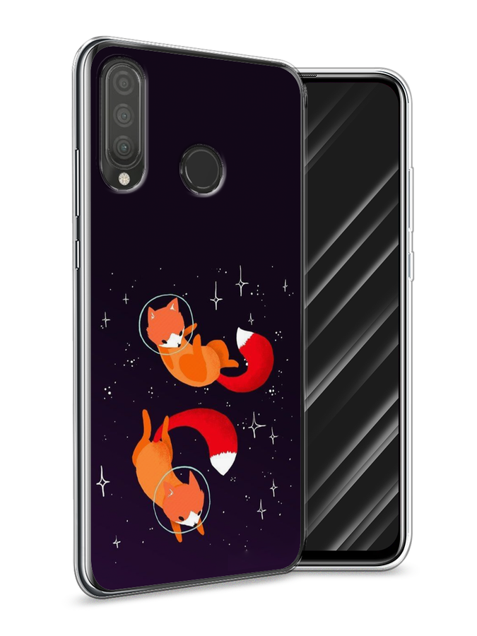 

Чехол Awog на Huawei P30 Lite "Лисы космонавты", Оранжевый, 67950-4