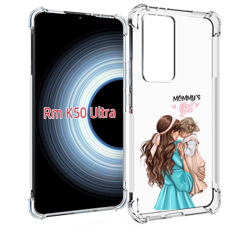 

Чехол MyPads Мама-девочки женский для Xiaomi 12T / Redmi K50 Ultra, Прозрачный, Tocco