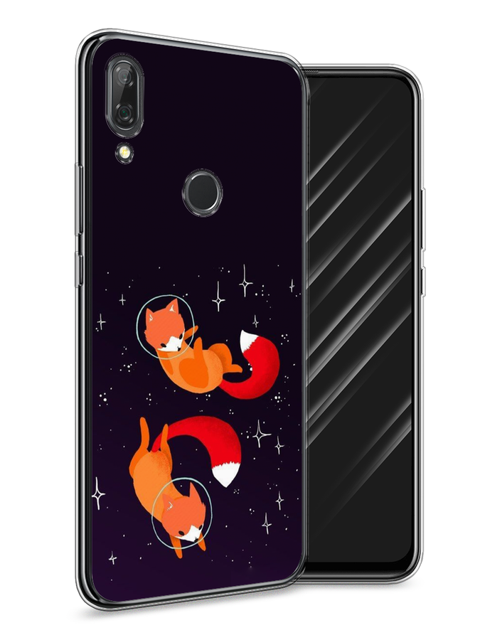 

Чехол Awog на Huawei P Smart Z "Лисы космонавты", Оранжевый, 69450-4